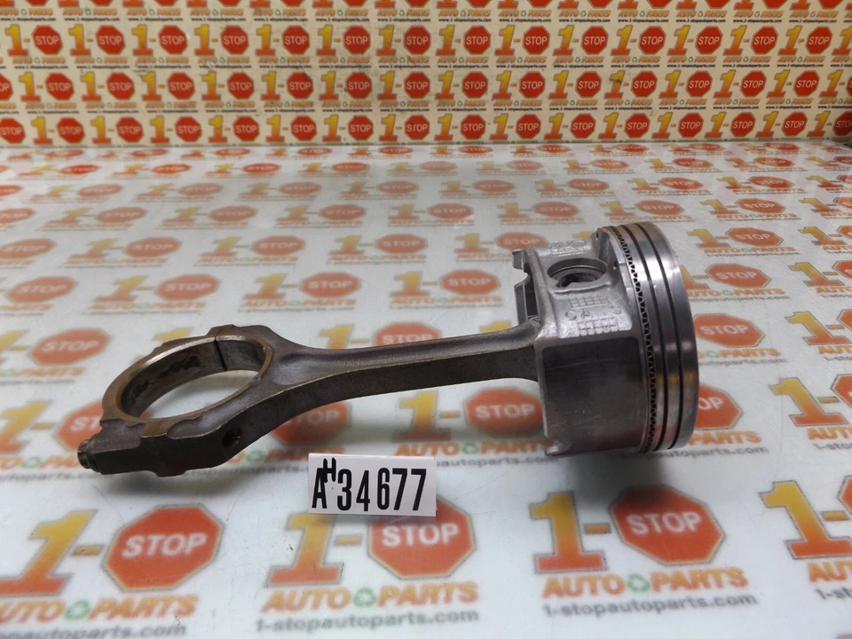 2008-2010 HONDA ACCORD 3.5L  PISTON W/ CONNECTING ROD 13010-R70-A00 OEM - Image 4 of 4
