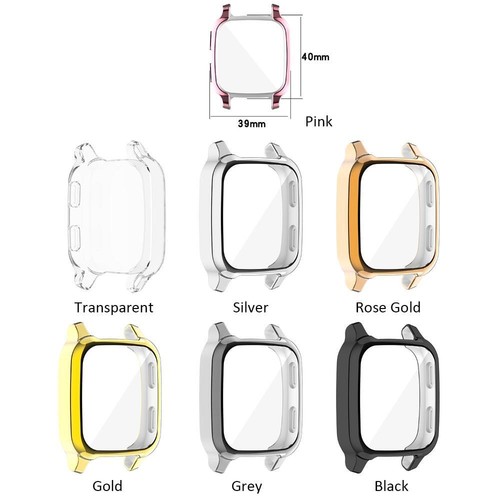Full Case Cover Protective Plating TPU Screen Protector For Garmin Venu SQ - Picture 2 of 17