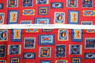 Badges Fabric - Peppers Pumpkins Buttons David Textiles.  BTY. More Avail. RB-22