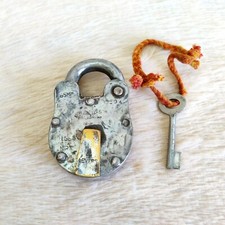 1965s 65mm R S Bros Żelazna kłódka 4 dźwignie Mosiężna blokada tarczy PD145