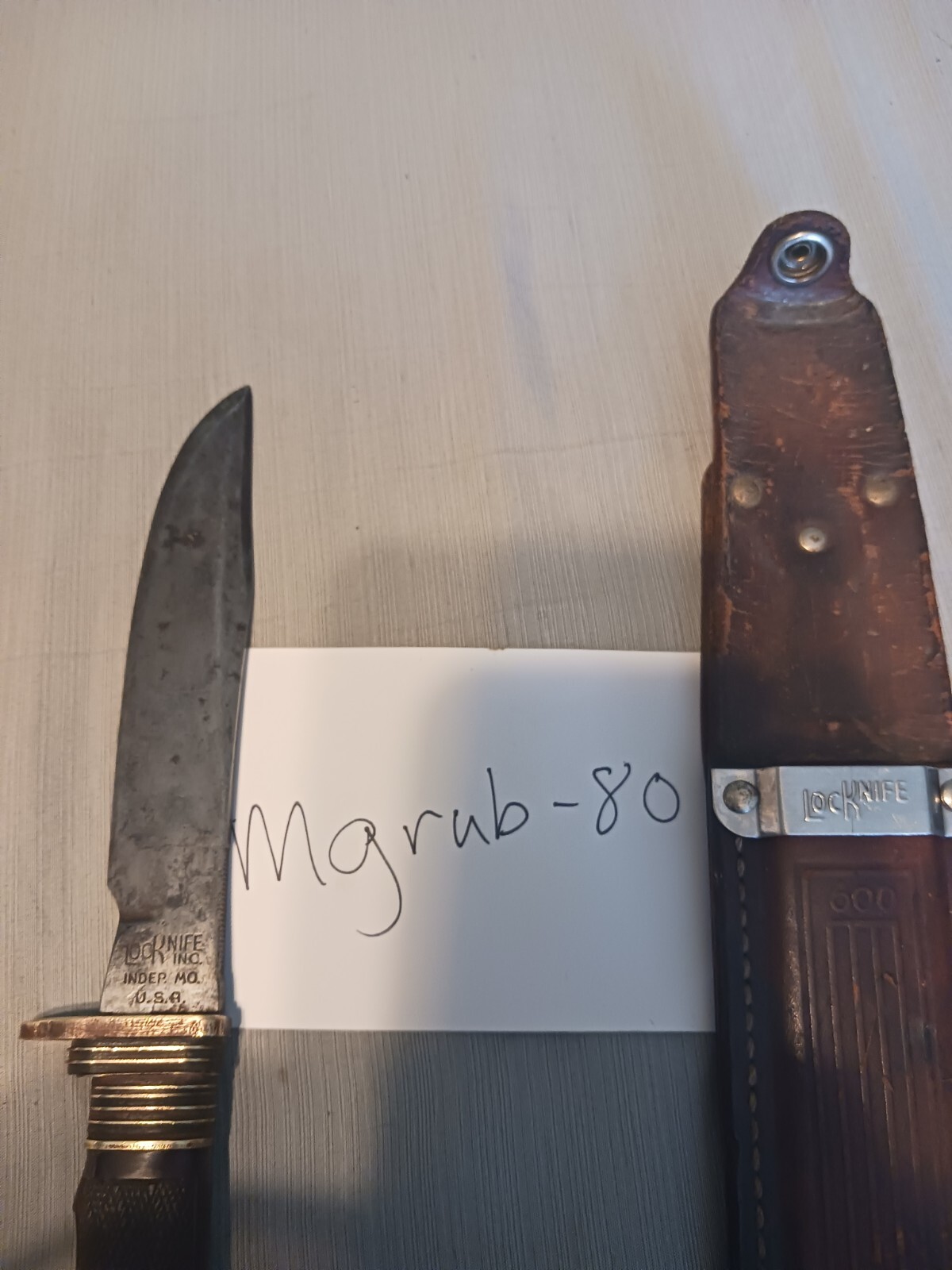 RARE LocKnife 600 Combat Knife, Vintage Knife, Made In Independence Missouri. eBay