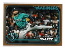2024 Topps Gold #231 Eugenio Suarez Seattle Mariners 1617/2024