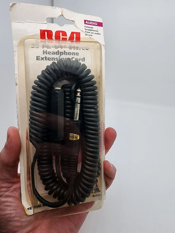 Cable de extensión de auriculares estéreo RCA AH80 20' AH-80 nuevo Foto 3 de 4