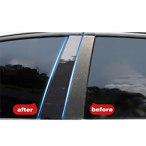 8PCS Window Pillar Posts Molding Cover Trim For Honda Civic Sedan 2012-2015 2014 - Bild 2 von 12