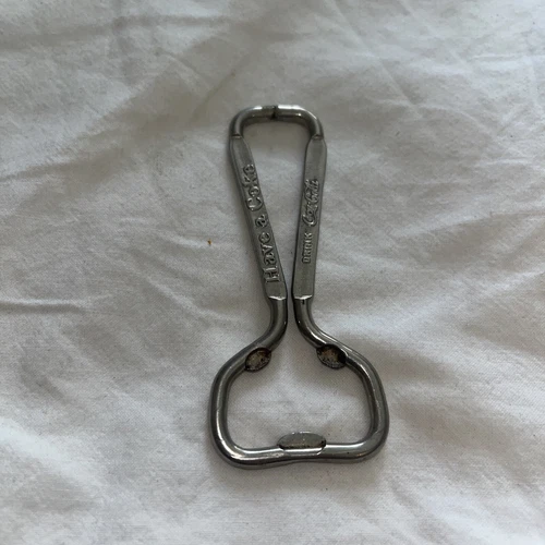 Vintage Coke Bottle Opener Ekco Chicago Have a Coke Drink Coca Cola Metal 1950s