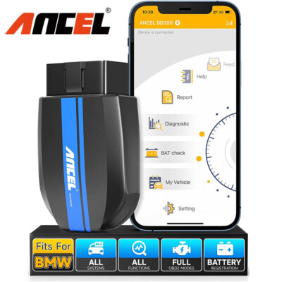 ANCEL BD300 OBD2 Scanner Bluetooth Code Reader Car Diagnostic Scan Tool For BMW
