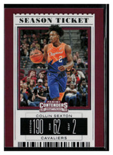 2019 Panini Contenders Draft Picks #9 Collin Sexton Season Ticket