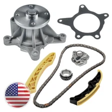 Timing Chain Kit Coolant Water Pump With Gasket Fit KIA Soul Forte5 Rio Optima
