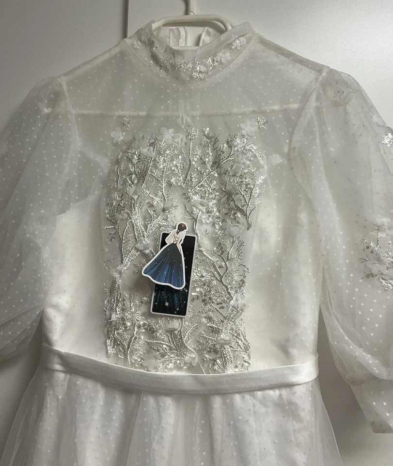 Damen Hochzeit Kleid,neu Mit Fehler ,kaum zusehen,38-40 - Bild 2 von 4