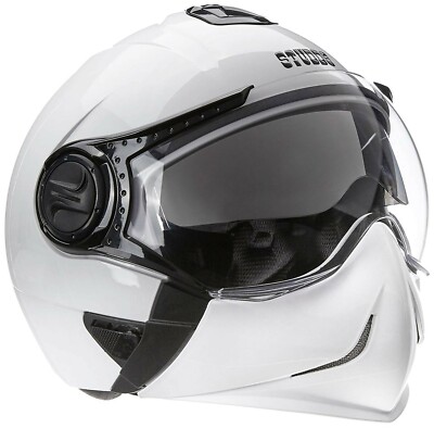 Studds Full Face Helmet Downtown White Colour L Size ECs