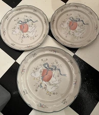 Vintage International China Marmalade Set of 2 Plates & 1 Platter