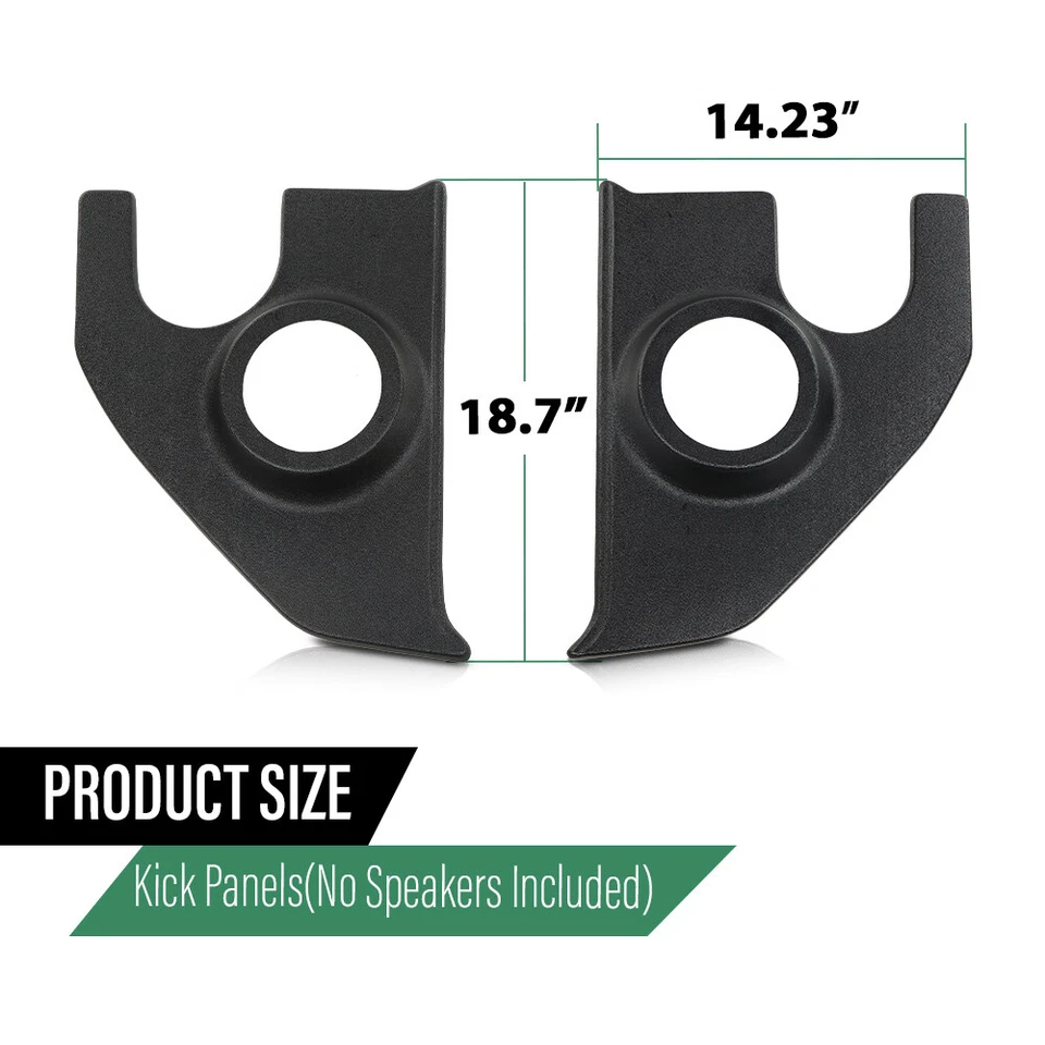 Speaker Kick Panels Without Speakers Fit For 67-72 Chevy Chevrolet GMC Trucks - Image 3 of 4