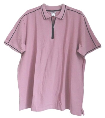 NEU Übergröße schickes Herren Kurzarm Polo Shirt mit Kontraststreifen Gr. 60, 62