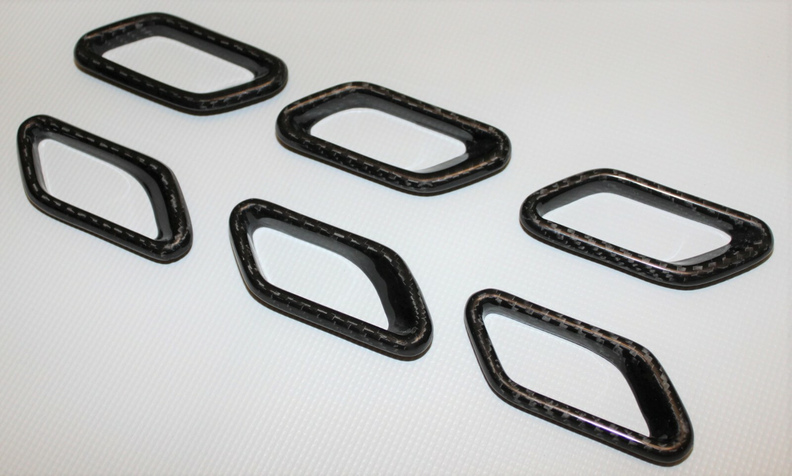 Maserati GranCabrio 08-16 GranTurismo 10-16 Fender Vent Covers 100% Carbon Fiber