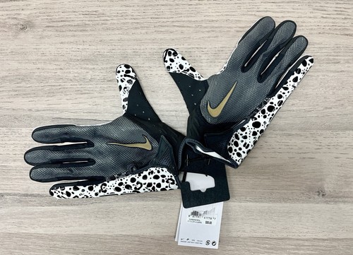 Nike Vapor Jet Football Reciever Gloves Mens Size XL Black White - Picture 5 of 8