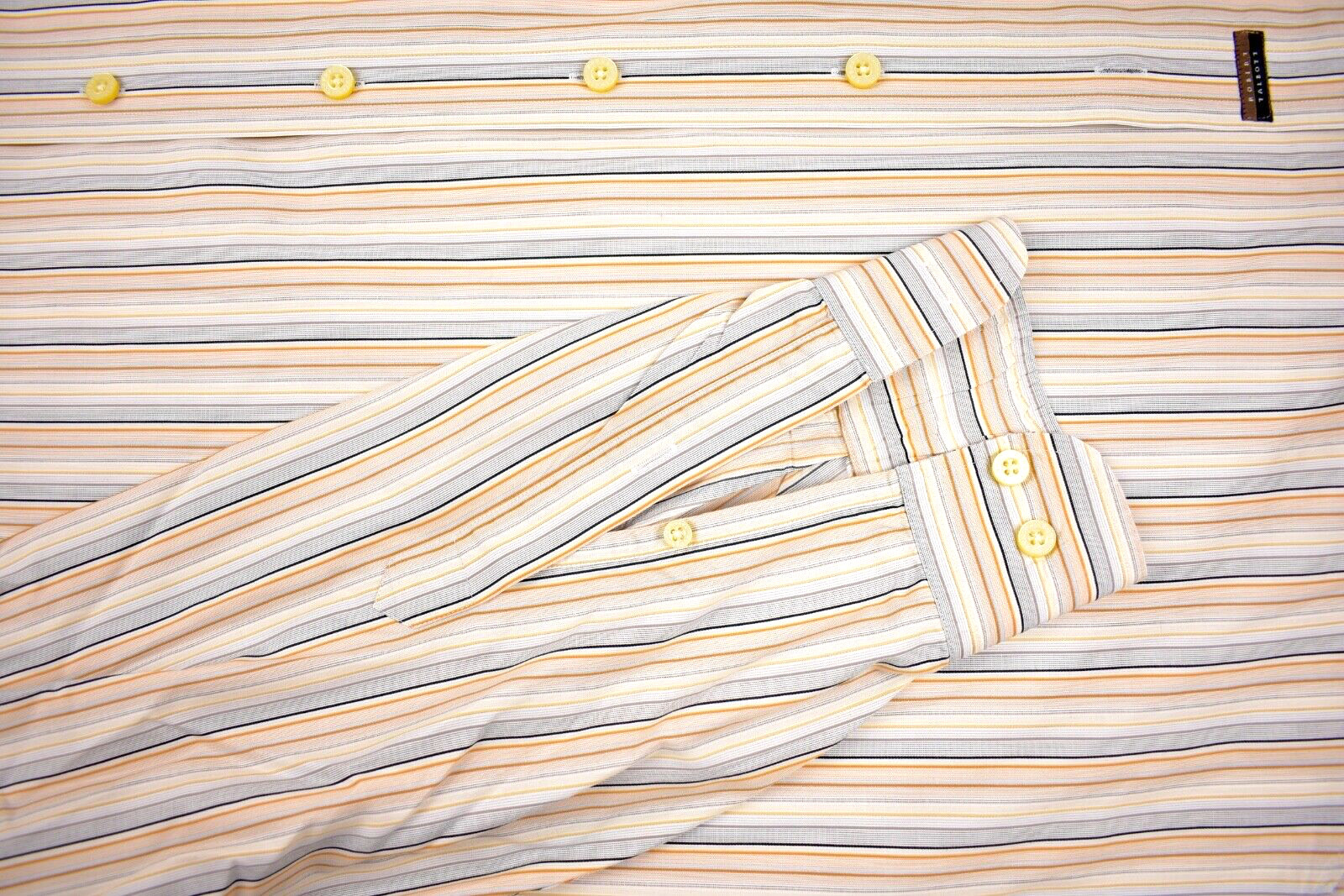 Robert Talbott Multicolor Striped Button Down Col… - image 8