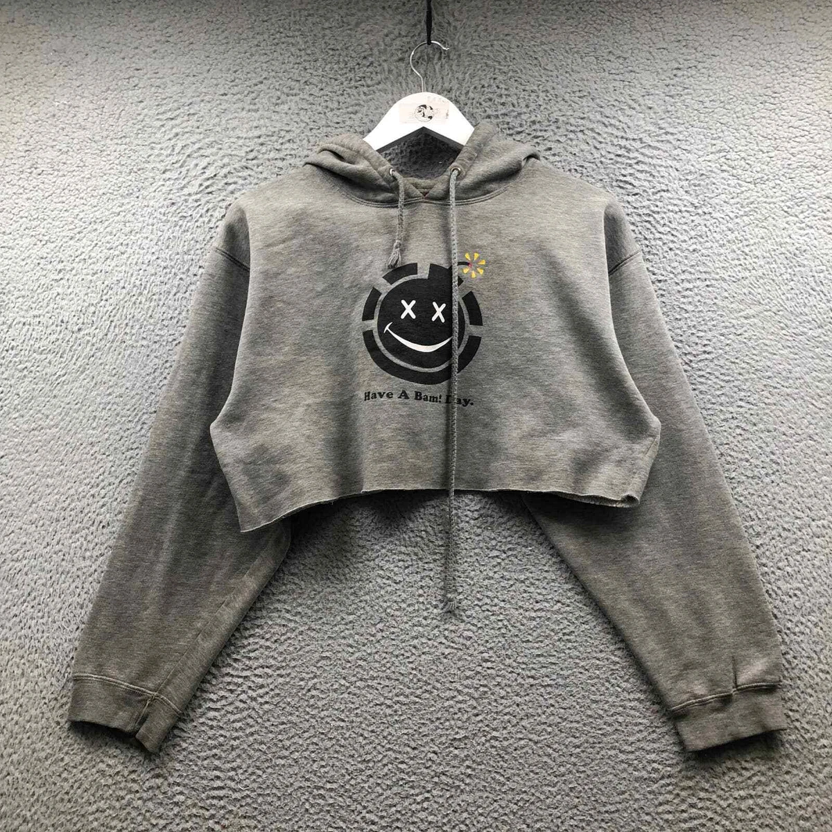 Cropped vintage hoodie sale