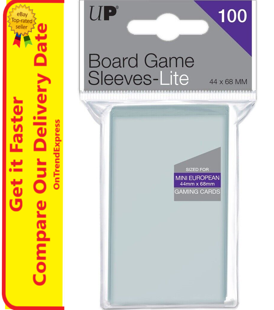 Ultra PRO Mini European Board Game LITE Card Sleeves Clear Size 44 x 68mm  100ct | eBay Australia