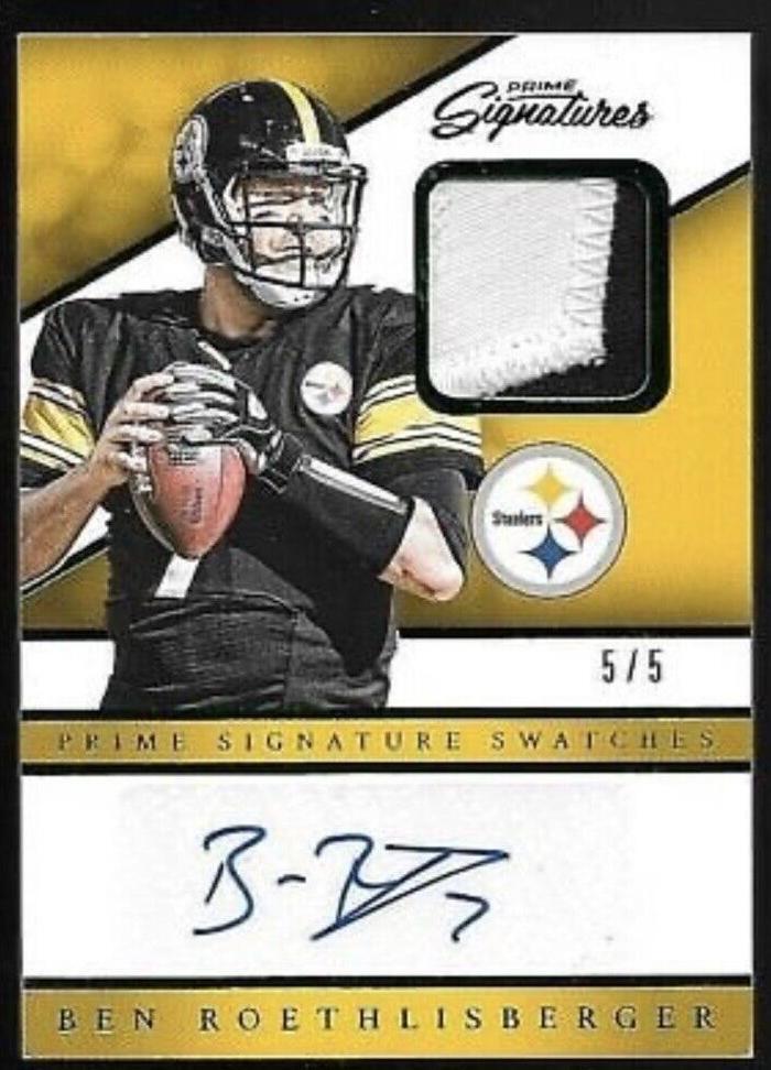 2016 Panini Prime Signatures - Prime Signature Swatches Ben ...