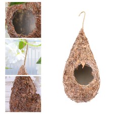 Simulation Straw Bird's Nest Jaula Para Pajaros Periquitos Decor