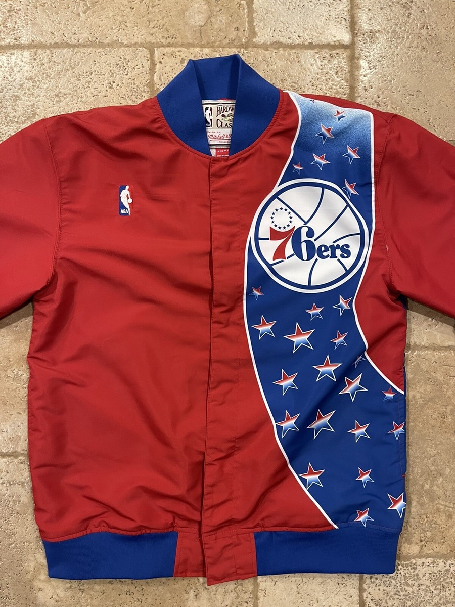 Mitchell & Ness Authentic NBA Warm Up Jacket Phil 76ers size Large