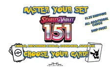 Pokémon Scarlet & Violet 151: Master Your Set - Pick Your Card!