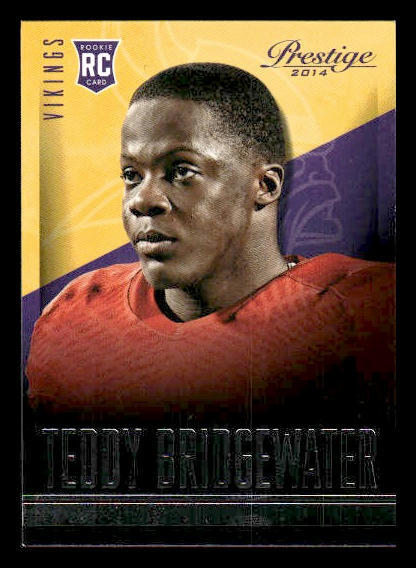 2014 Panini Prestige #288 Teddy Bridgewater RC Rookie Minnesota Vikings
