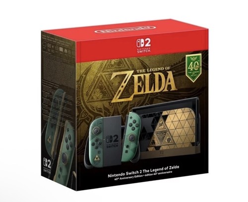Console Nintendo Switch 2 Legend of Zelda 40th Anniversary Edition PRÉVENTE ✅