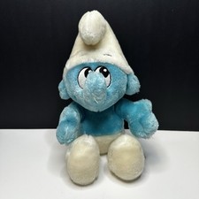 Vintage Applause 1985 Classic Smurf Peyo Stuffed Plush Doll Toy 10"