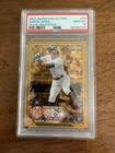 2023 Topps Chrome Gilded  Collection Wave Gold Etch #99 Aaron Judge /75 PSA 10