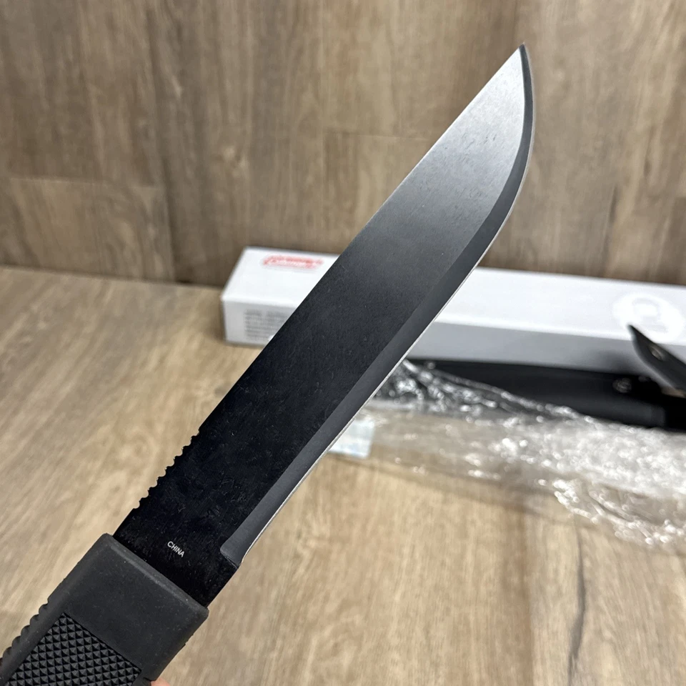 Coleman CM3001 Fixed Blade Survival Hunting Knife w/ Sheath & Box - Image 3 of 4