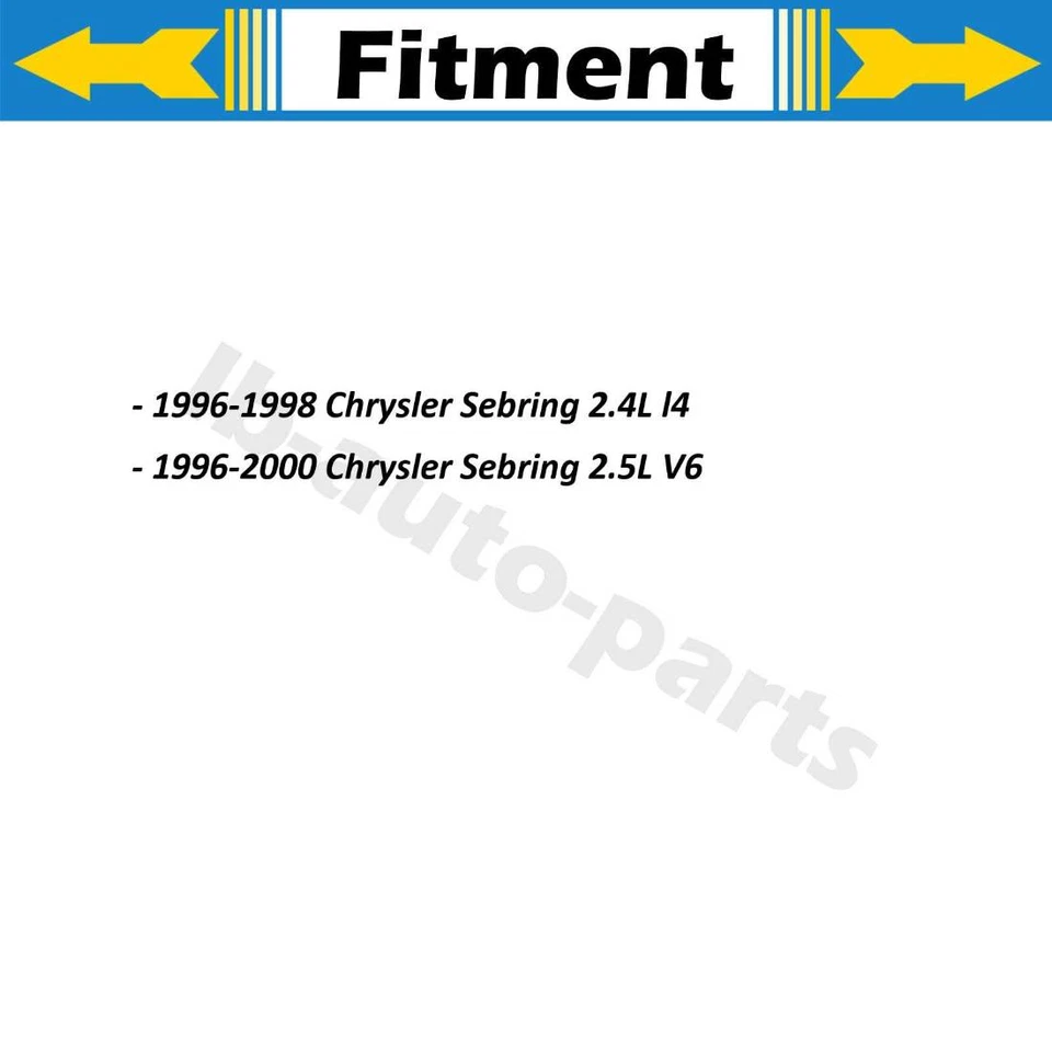 Manguera de freno delantera trasera Sunsong 4 piezas para Chrysler Sebring 2,5 L 1996-2000 Foto 2 de 4