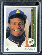 KEN GRIFFEY JR. 1989 UPPER DECK #1 STAR ROOKIE RC MARINERS B