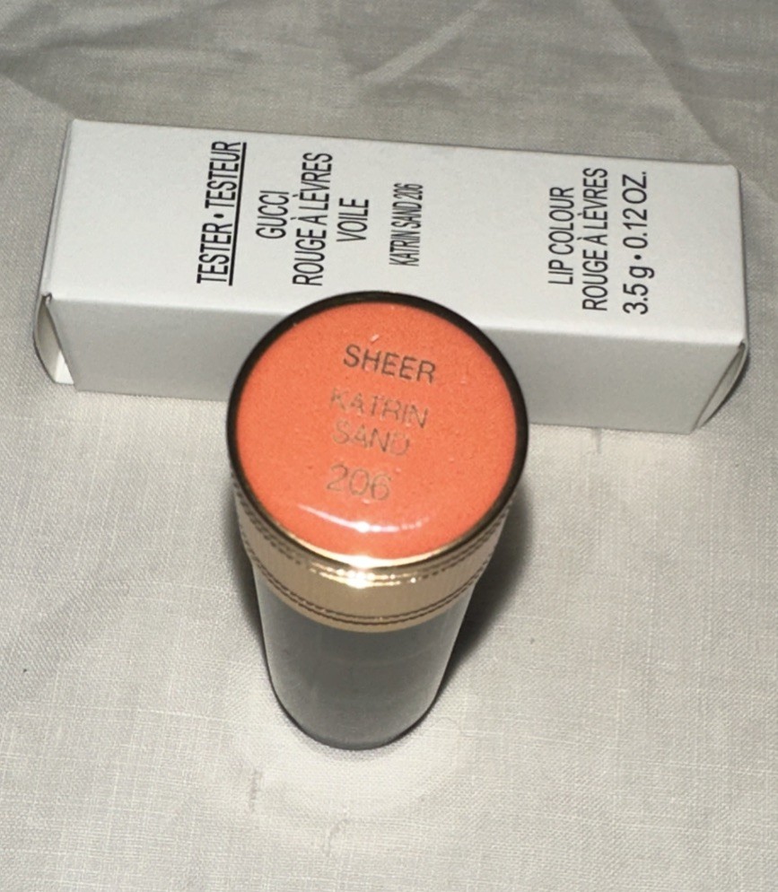 NEW Gucci Lipstick Size 3.5 g Katrin Sand 206 | eBay