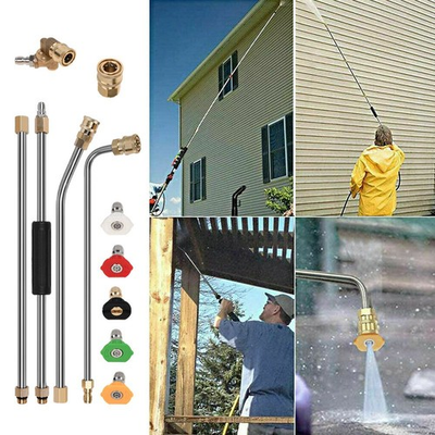 #ad 4000PSI High Pressure Washer Lance Gun Wand Extension Spray Nozzles Cleaner Kits $30.00