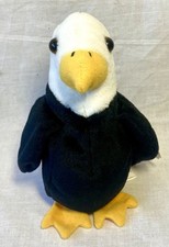 Rare Vintage 1996 Ty Beanie Baby BALDY the USA Eagle Indonesian VG Cond NWTS 