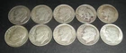 10 Roosevelt Dimes.  90% Silver.