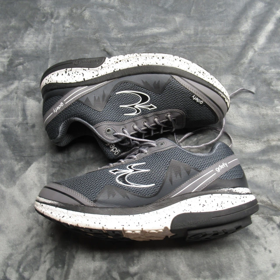 Zapatos Gdefy Para Hombres 11.5 Gris Gravity Defyer Caminar VersoShock Cómodos Atléticos Foto 3 de 4