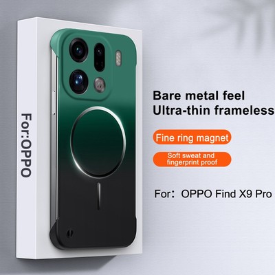 For OPPO Find X9 Pro, Ultra-thin Gradient Wireless Charge Case Frameless Cover