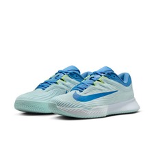 Nike Court Zoom Vapor Pro 3 Womens Tennis Shoe- Glacier Blue/White- Size 8