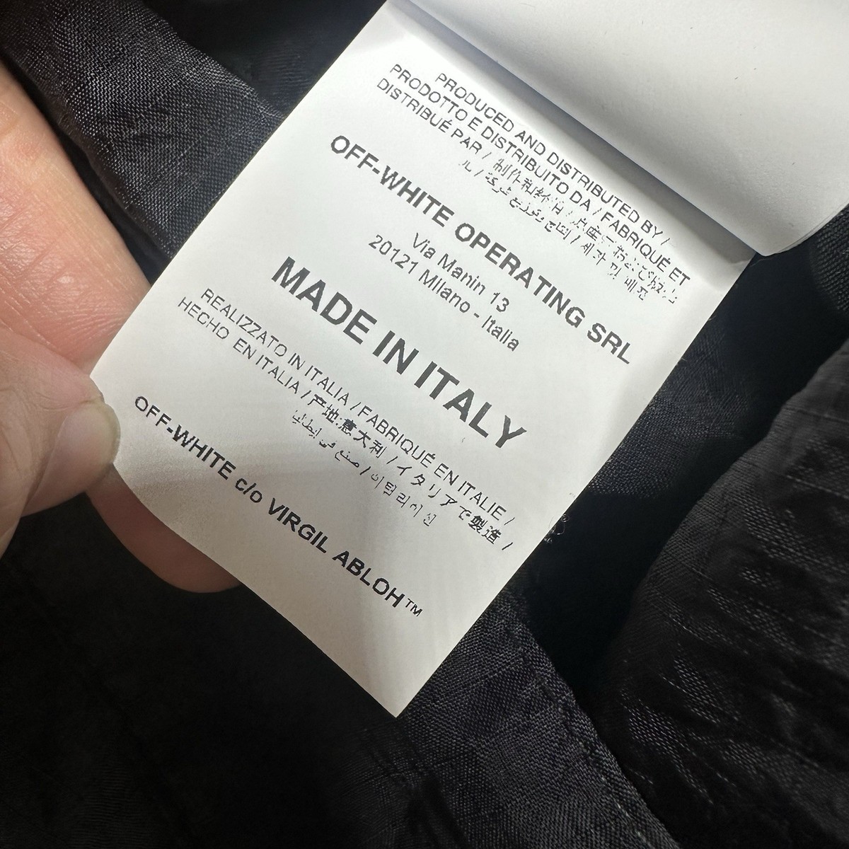 OFF-WHITE VIRGIL ABLOH Main Label 2013 Cargo Polyamide Trousers OFF-WHITE VIRGIL ABLOH Main Label 2013 Cargo Polyamide Trousers