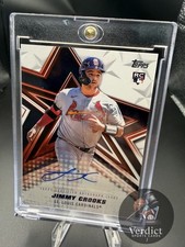 2026 Topps Series 1 Jimmy Crooks RC AUTO #BSA-JCR Cardinals 1161