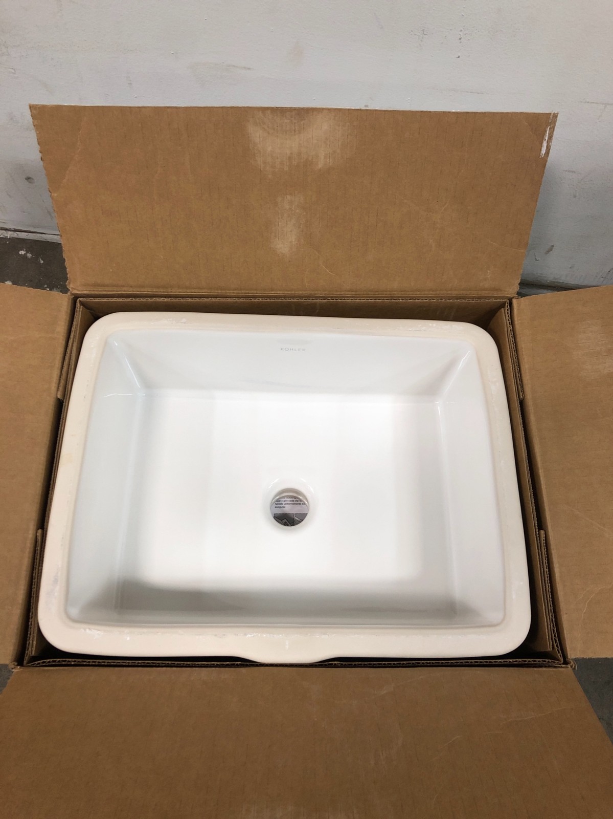 Kohler Verticyl 17-1/8" Rectangular Undermount Bathroom Sink with Overflow