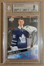 2020-21 Upper Deck #208 Joseph Woll YG RC BGS 9