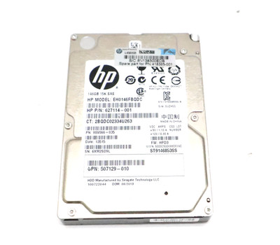 HP EH0146FBQDC 146GB 15000 RPM 2.5'' SAS HDD Hard Drive 627114-001