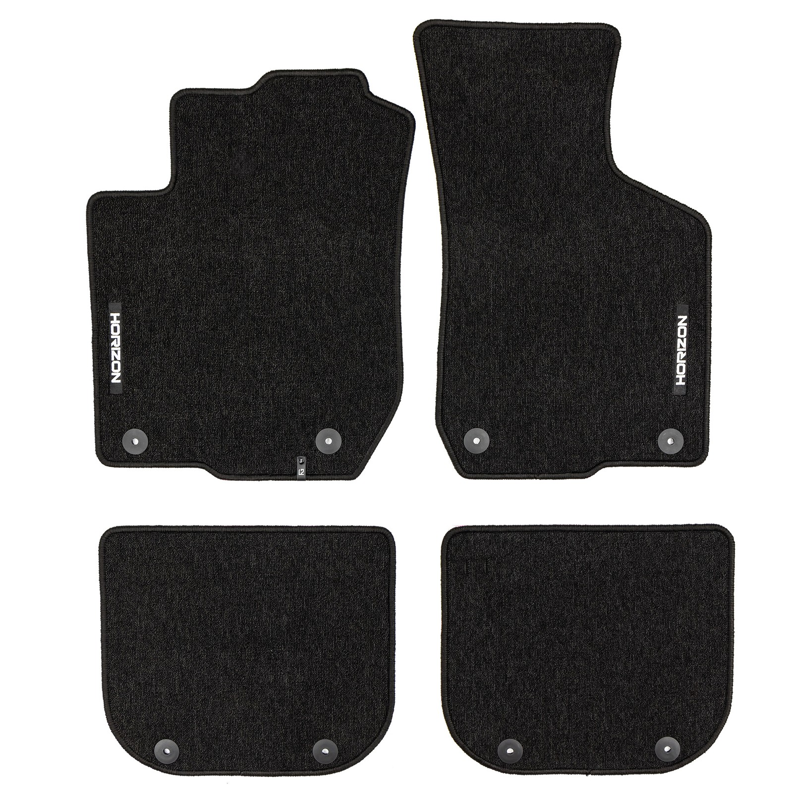 Tapis de sol Audi A3 8L en velours noir premium pour un confort durable