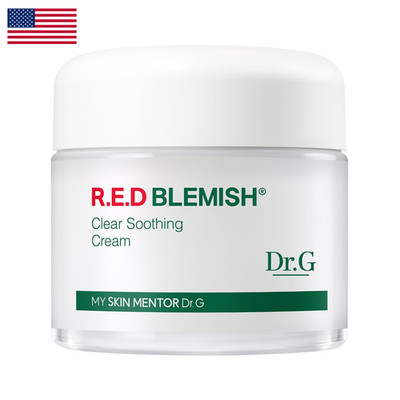 Dr.G Red Blemish Clear Soothing Korean Moisturizer Face Cream 70Ml - Cica Cream