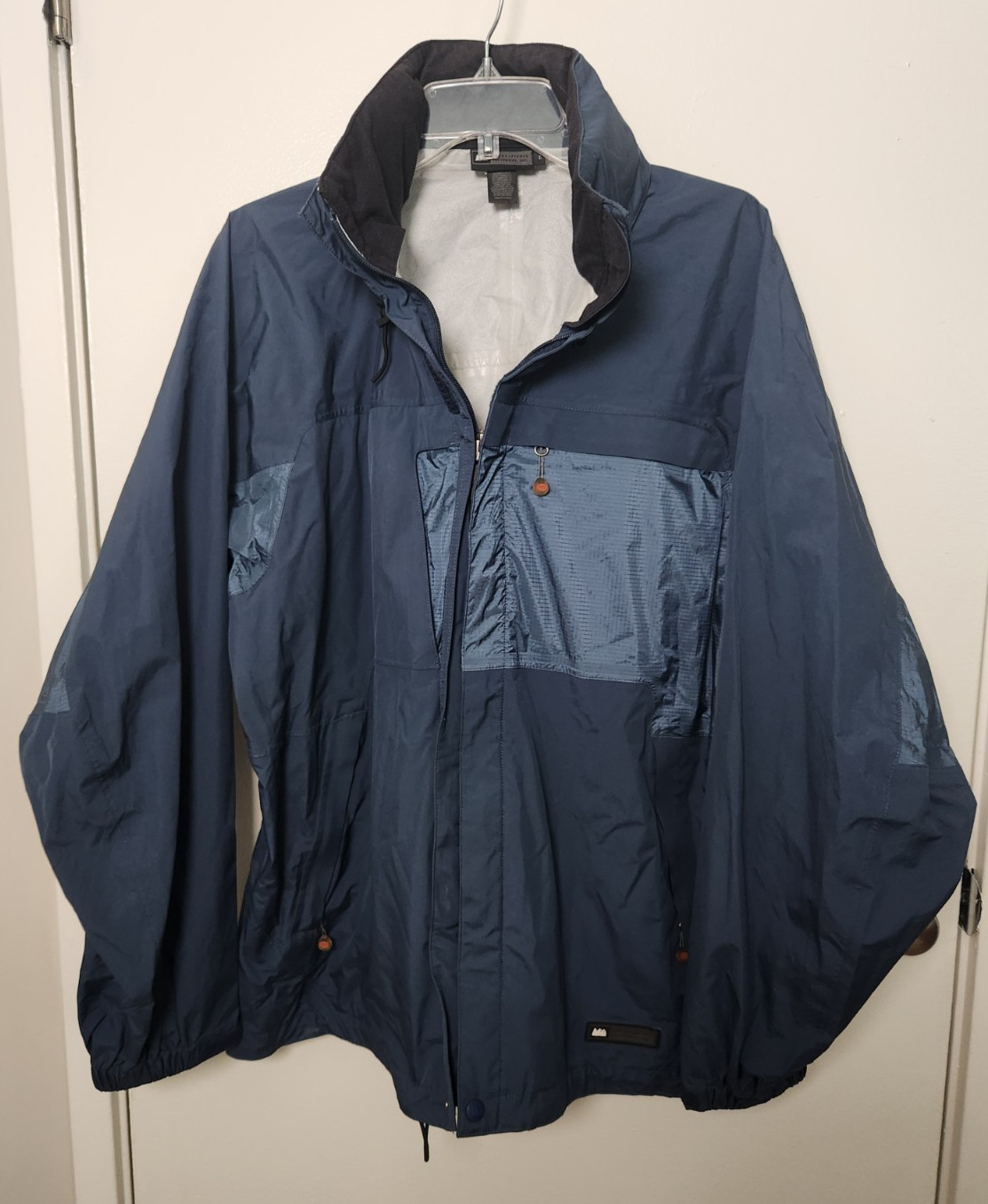 REI Elements Jacket Blue Full Zip Windbreaker Rai… - image 1