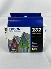 EPSON 232 Claria Ink Standard Capacity Color Combo 3 Pack Exp: 12/24