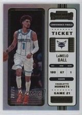 2022-23 Panini Contenders Conference Finals Ticket 70/75 LaMelo Ball #72 12tf